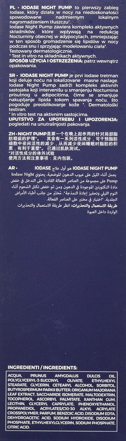 Iodase Night Pump Creme Schnellente Nacht, 200 ml