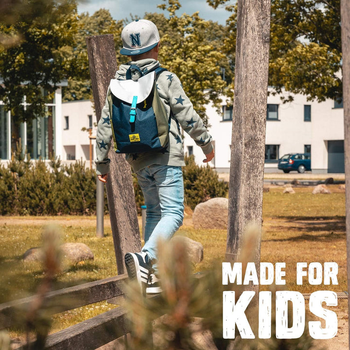 Johnny Urban Rucksack Kinder Mädchen & Jungen Grün - Junior Liam - Kinderrucksack mit Brustgurt - Au