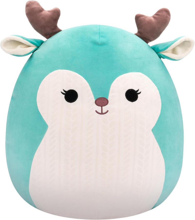 Squishmallows Squishmallow Plüschtier Lopsang, das Rehkitz 40 cm – Original Kuscheltiere