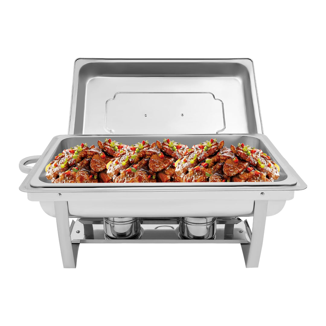 9L Warmhaltebehälter Essen, Edelstahl Wärmebehälter für Speisen, Warmhaltegerät mit Cover, Speisewär