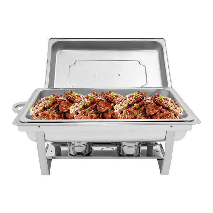 9L Warmhaltebehälter Essen, Edelstahl Wärmebehälter für Speisen, Warmhaltegerät mit Cover, Speisewär