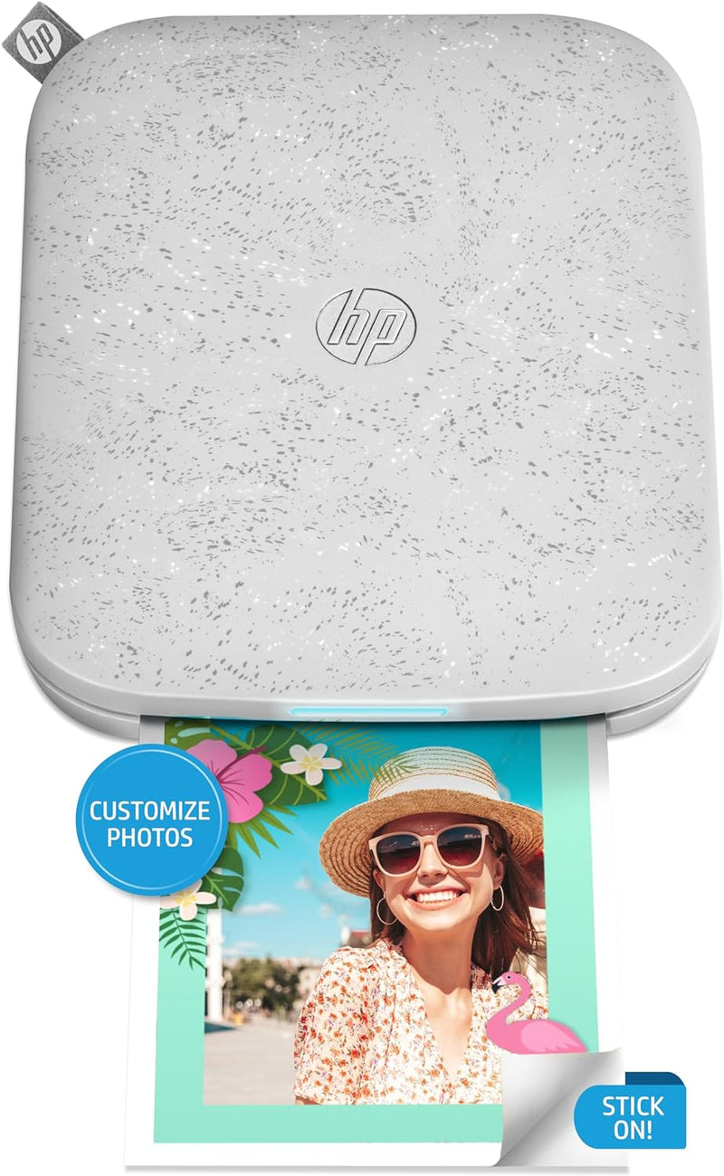 HP Sprocket Sofortbild-Fotodrucker, 7,6 x 10,2 cm, Zinkpapier, 50 Stück