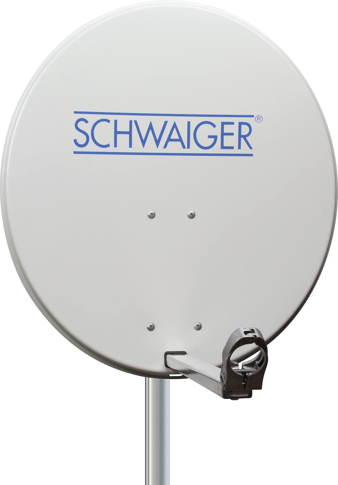 Schwaiger SPI621.0 Aluminium SAT-Spiegel, (Durchmesser 62 cm) Hellgrau, Hellgrau