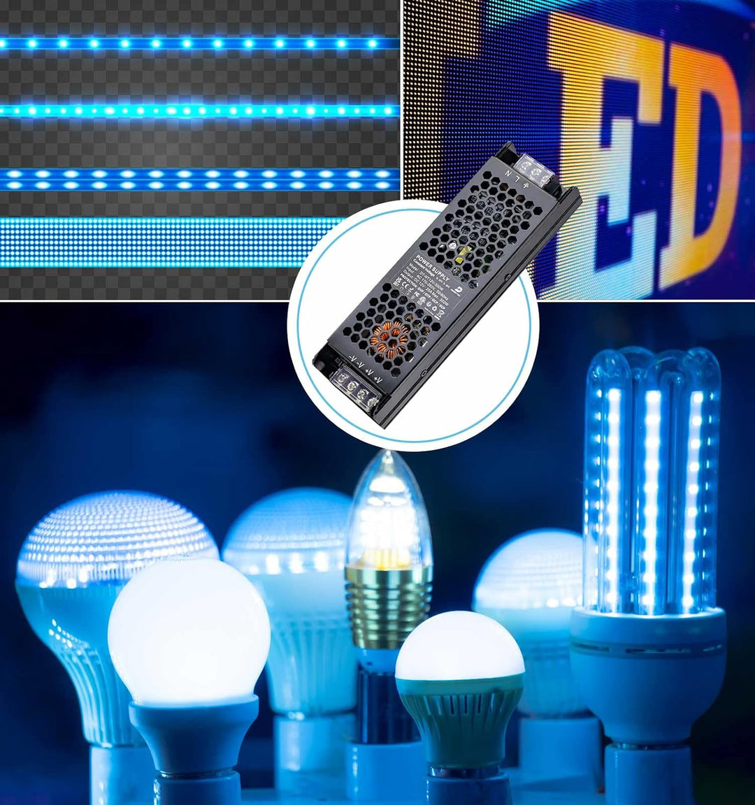 DUSKTEC LED Netzteil 300W 12V LED Trafo 25A, IP20 LED Transformator AC 220/230V auf DC 12 Volt Treib