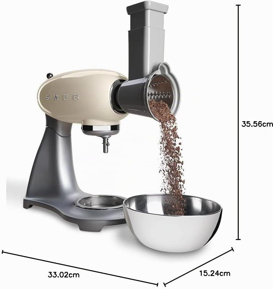 Smeg SMSG01 Gemüse-Schneide-Set Aufsatz für Küchenmaschine SMF01 Sonderzubehör