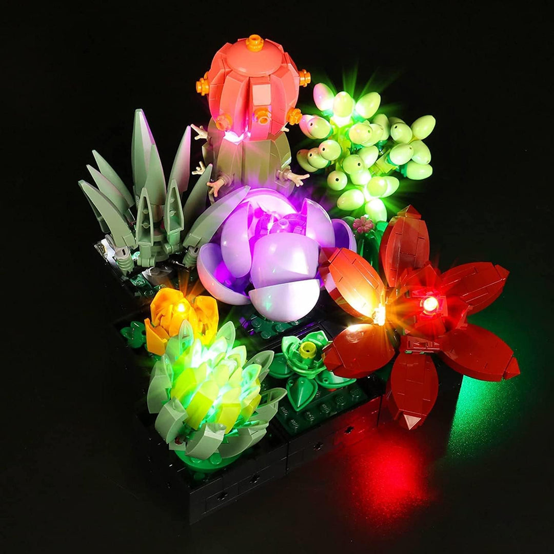 Led Licht Set für 10309 Icons Sukkulenten (Nur Lichter-Set,kein Lego-Modell) Dekorations Beleuchtung