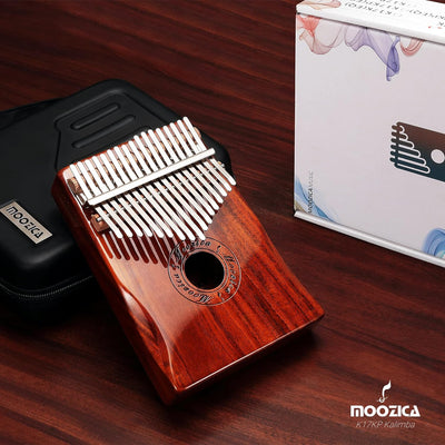 Moozica 17 Schlüssel Kalimba Marimba, High Qualität Professionelle Finger Daumen Piano Musikinstrume