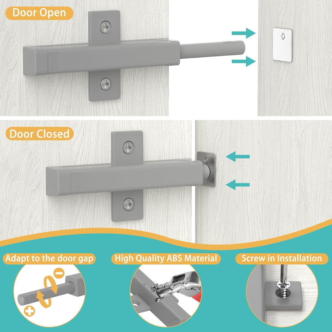 Push to Open Türöffner Jiayi 4 Stück Schwer Hochleistung Push Open Magnet Drucktüröffner Schrank Lei