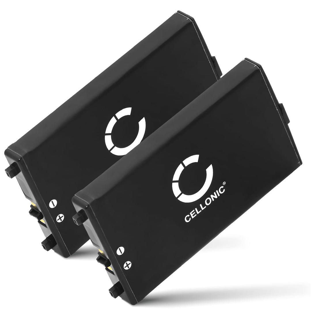 subtel 2X Akku kompatibel mit Nintendo DS, DS Lite - NTR-001, NTR-003 3.6V - 3.7V 800mAh, 2x