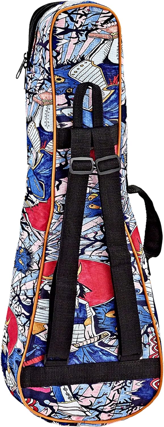 ORTEGA Gigbag für Tenor Ukulelen mit Schultergurten - Samurai (KUB-SR-TE) Tenor Ukulele Samurai, Ten