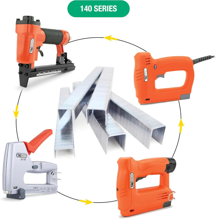 Tacwise 1287 A14014V Druckluft-Polstertacker Set mit Typ 140/6-14mm Heftklammer-Multipack (4400 Stüc