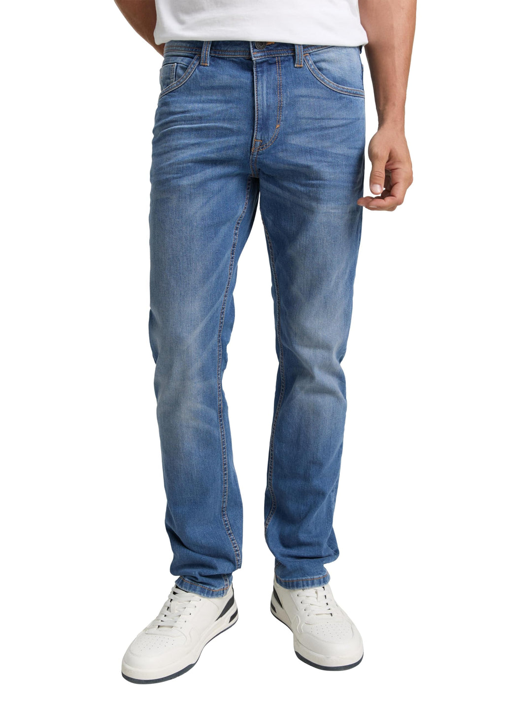 TOM TAILOR Herren Josh Regular Slim Jeans 36W / 36L 10119 - Used Mid Stone Blue Denim, 36W / 36L 101