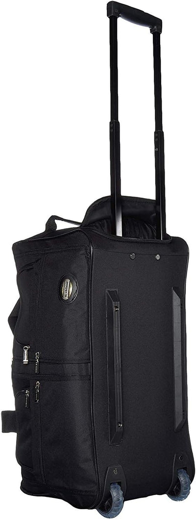 Rockland Seesack zum Rollen, Schwarz, 22-Inch, Reisetasche mit Rollen 22-Inch Schwarz, 22-Inch Schwa