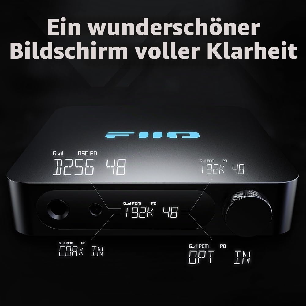 FiiO K11 Desktop 1400mW Power Balanced Kopfhörer DAC & Verstärker 384kHz/24Bit DSD256 für Home Audio