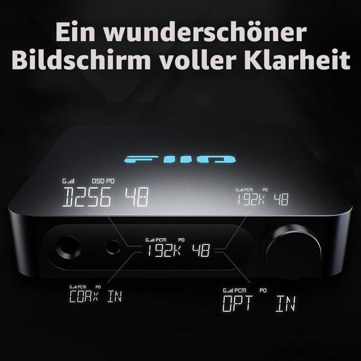 FiiO K11 Desktop 1400mW Power Balanced Kopfhörer DAC & Verstärker 384kHz/24Bit DSD256 für Home Audio