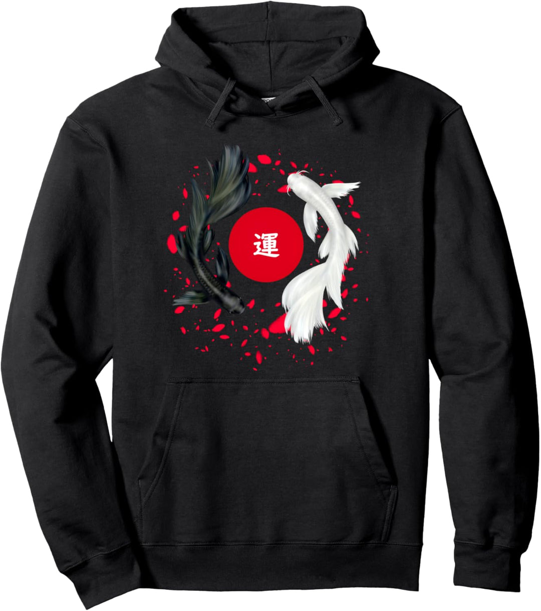 Koi Karpfen Fisch Nerd Otaku Anime Manga Japan Pullover Hoodie