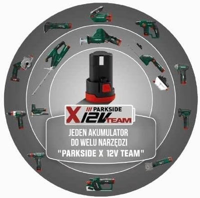 PARKSIDE Akku + Ladegerät 12V PAPK 12A3" (12V, 2Ah) mit Ladegerät PLGK 12A2" (2,4A)