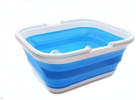 Sammart 15,5 l Faltbare Wanne mit Griff – tragbarer Picknickkorb/-Krater – Faltbare Einkaufstasche –