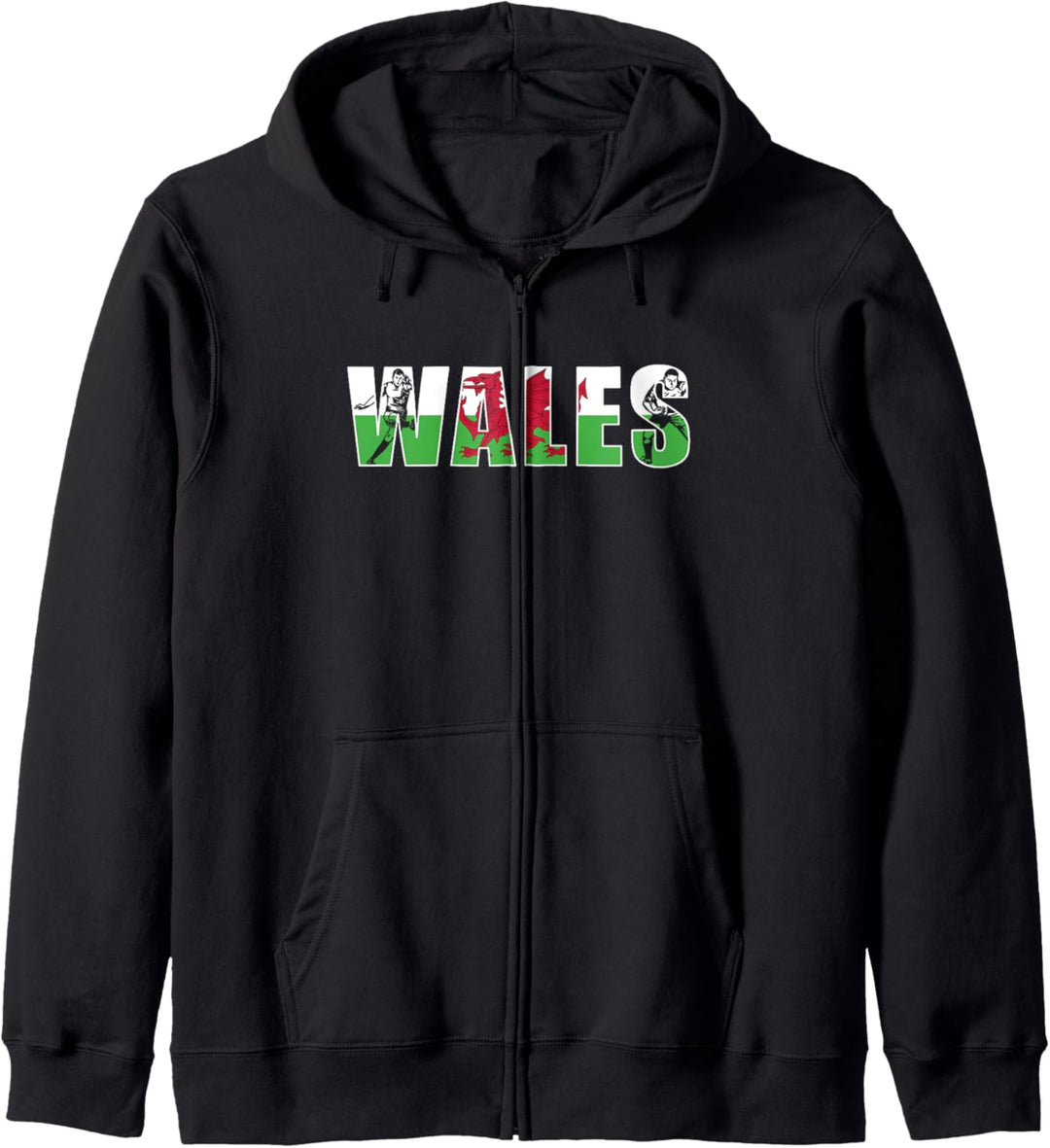 Wales Rugby Kapuzenjacke