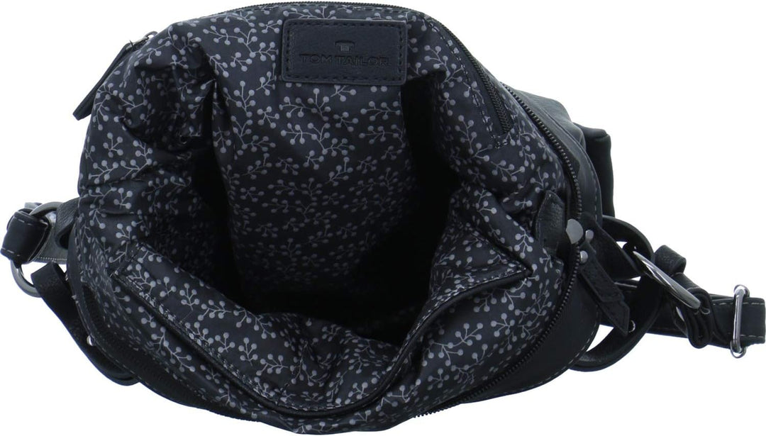 TOM TAILOR bags Elin Damen Umhängetasche Crossbody Bag 28,5 x 9 x 26 Schwarz, 28,5 x 9 x 26 Schwarz
