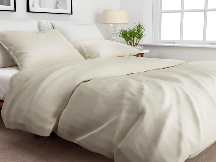 ZO! HOME Bettwäsche Satinado 240x220 100% Baumwolle Mako-Satin Off-White