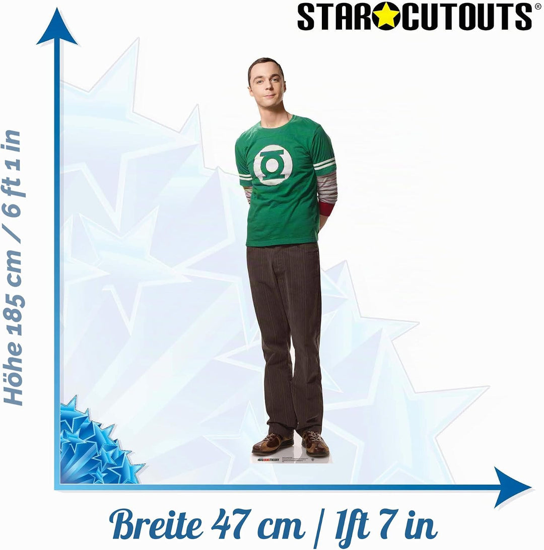 Star Cutouts Pappaufsteller von Doctor Sheldon Cooper