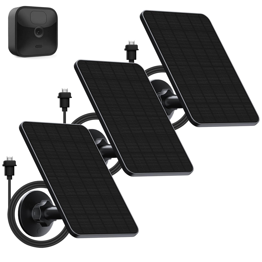 3 Pack Solarpanel für Blink Kamera Outdoor, 4W Solarmodul Compatibel mit Blink Outdoor Camera 2K, 4(