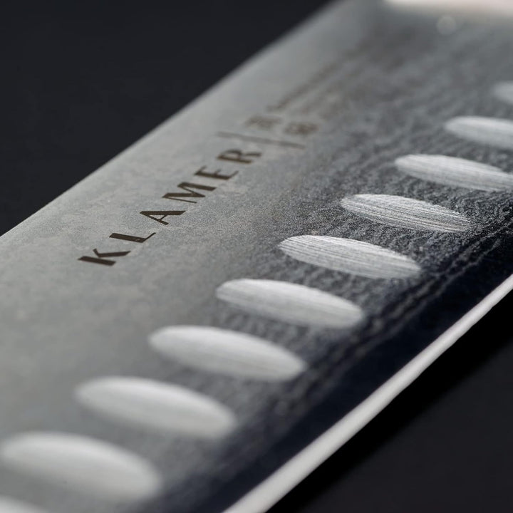 KLAMER Premium Damastmesser echter japanischer Stahl (3er Messerset) Classic Damast Set 3-teilig Set