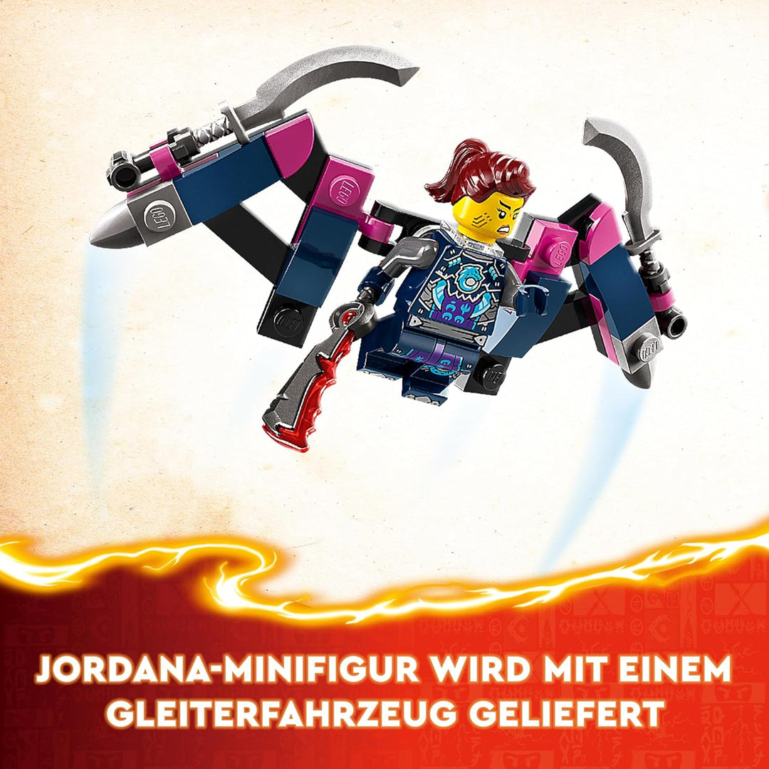 Lego NINJAGO Kais Ninja-Kletter-Mech Set, Ninja-Spielzeug mit baubarer Actionfigur und 4 Mini-Figure