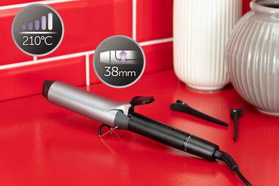 Remington Lockenstab grosse Locken [38mm] Pro Big Curl (4-facher Schutz, antistatischer Keramik-Turm