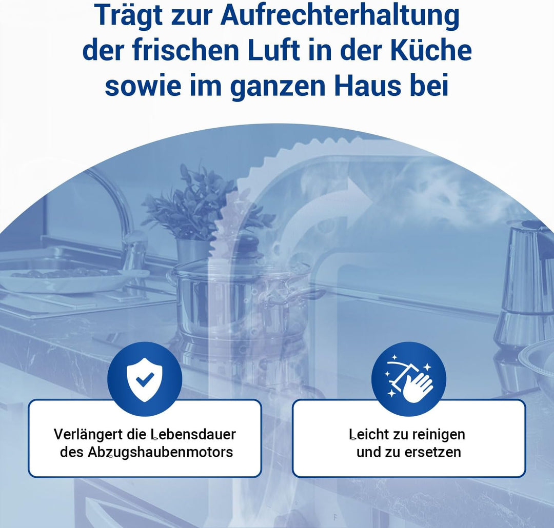 VIOKS 4x Filter Rund Aktivkohlefilter Dunstabzugshaube Ersatz für AEG Electrolux 902980046/4 9029793