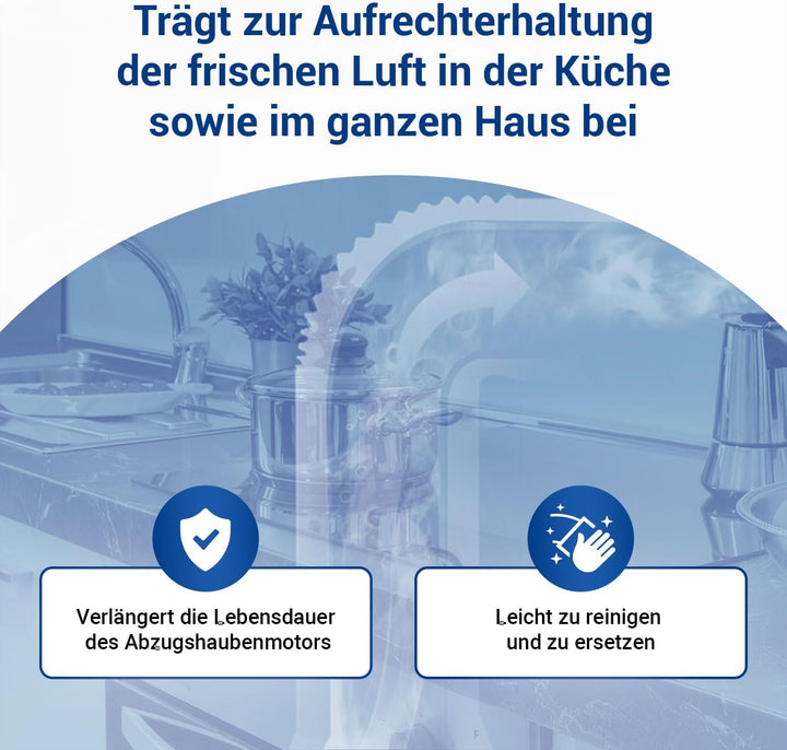 VIOKS 4x Filter Rund Aktivkohlefilter Dunstabzugshaube Ersatz für AEG Electrolux 902980046/4 9029793