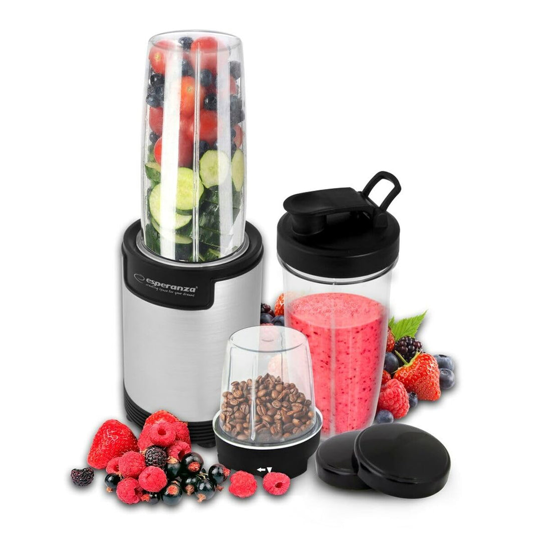 Esperanza EKM030 Nutri Blender/Personal Blender 9in1 900W, Silber