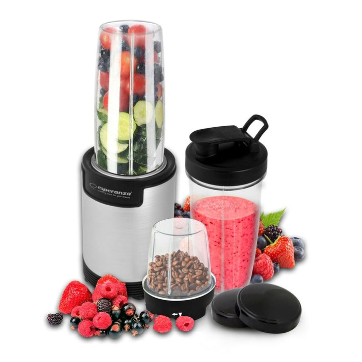 Esperanza EKM030 Nutri Blender/Personal Blender 9in1 900W, Silber