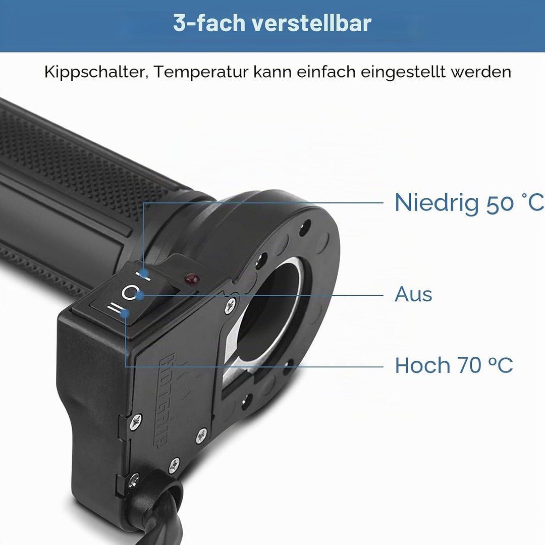 Motorradgriff, Griffheizung Motorrad, Beheizte Motorradgriffe, Motorrad Heizgriffe Lenkerheizung Mot