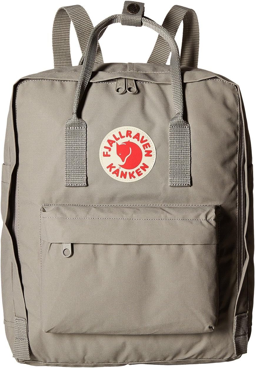 Fjällräven Unisex Rucksack Kånken Fog (23510-021) 13 x 27 x 38 cm, 16 Liter Rucksack Single, Fog (23