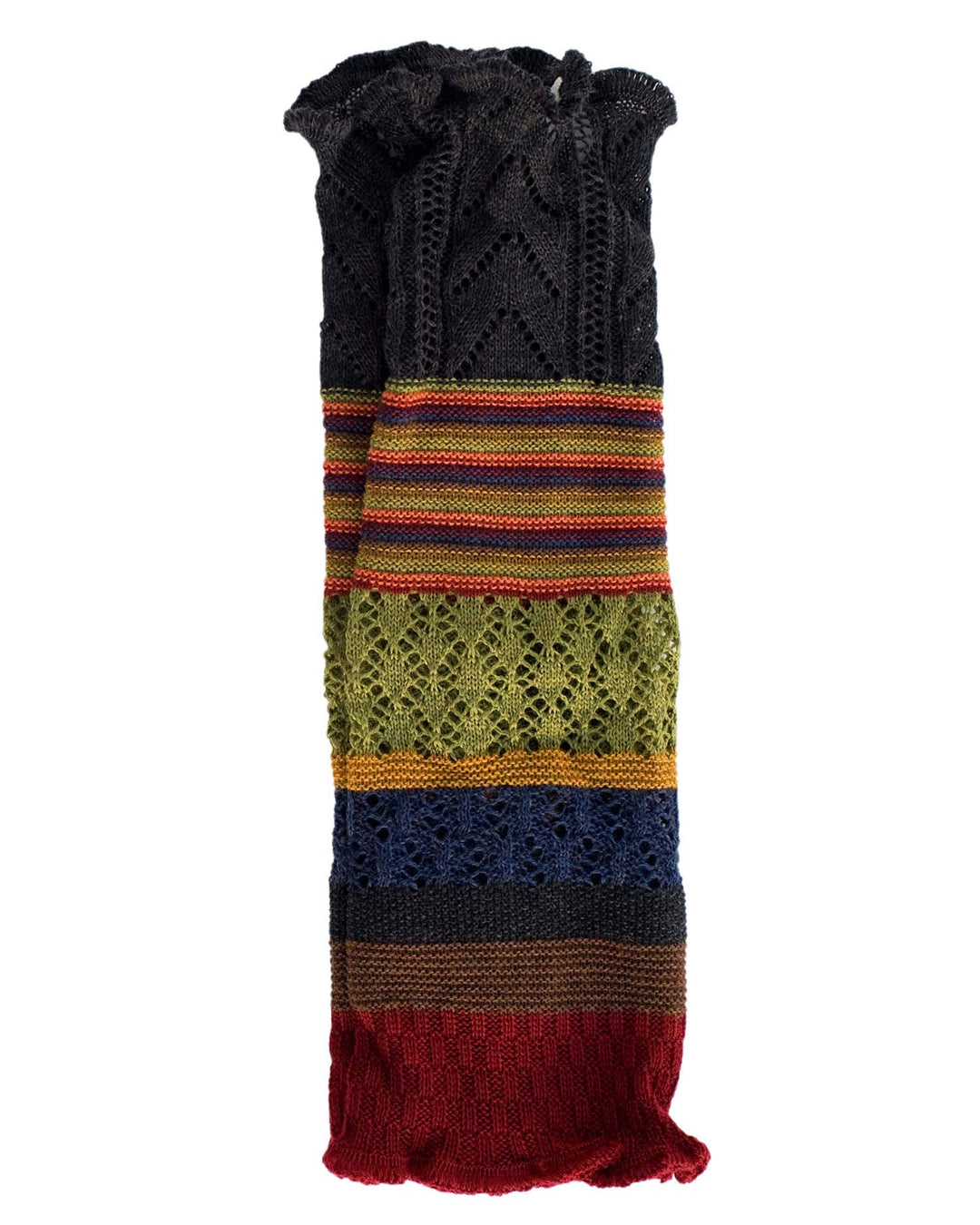invero, Merino Armstulpen Ruby Mehrfarbig, 100% Wolle Drops, Drops