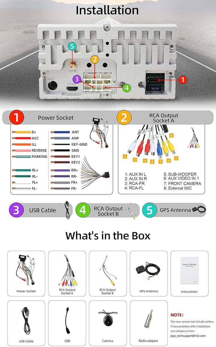 JOYX PX6 Android 10 Doppel Din Autoradio Passt für Ford Focus/Mondeo/C-Max/Connect/Fiesta/Fusion/Gal