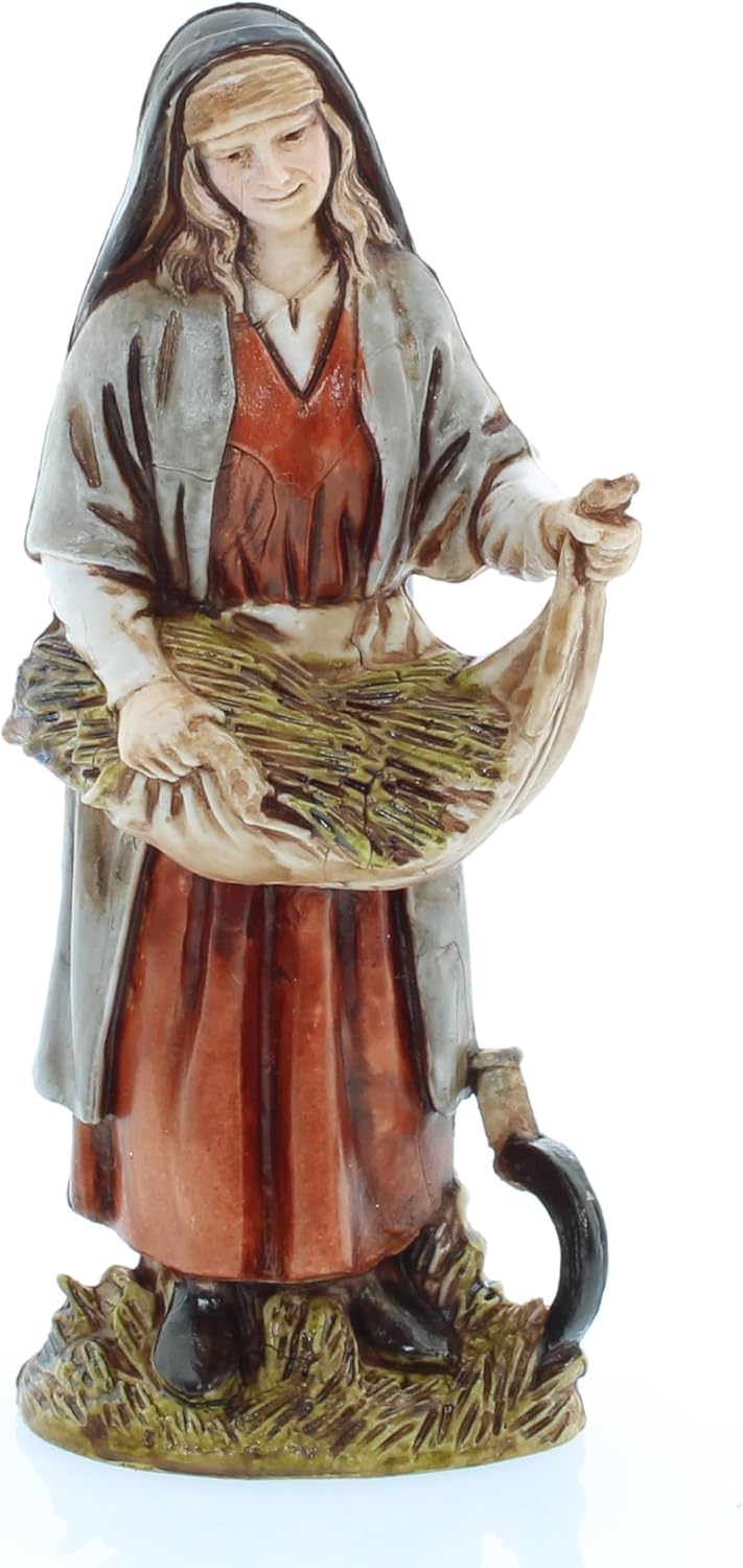 Moranduzzo Set mit 3 Bäuerinnen für Krippe 10 cm Massstab 1:20 – Standard 10 – Unzerbrechliche Figur
