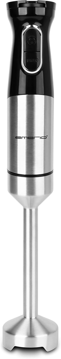 EMERIO Stabmixer mit kraftvollen 1000 Watt | Pürierstab (abnehmbar) und Messereinheit aus langlebige