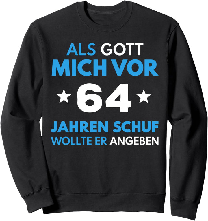 64. Geburtstag Mann Frau 64 Jahre 1960 Deko Lustig Geschen Sweatshirt