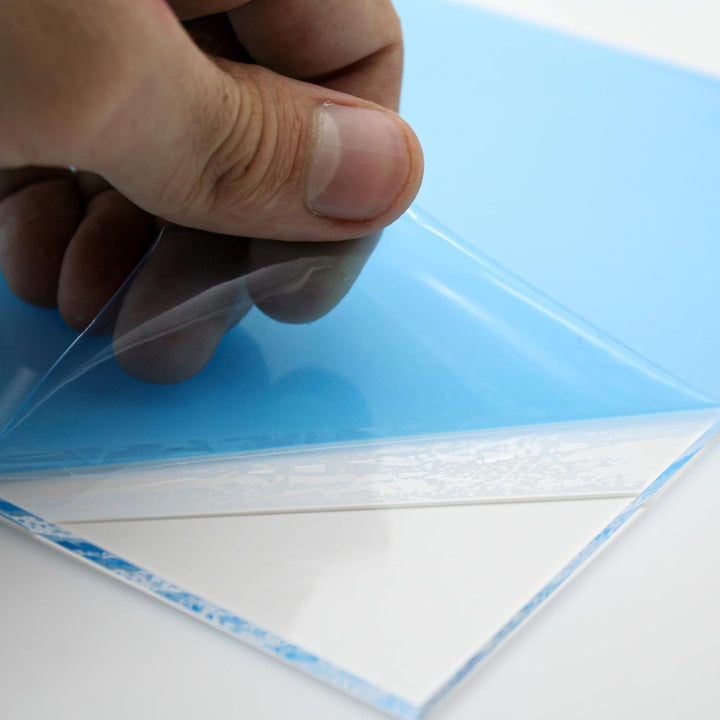 DOJA Barcelona | Transparente Acryl-Glas Platte | 210 x 297 mm | 3mm | Pack 5 | A4 | Methacrylat-Gla