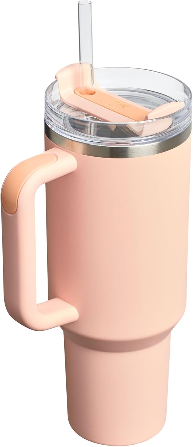 STANLEY 1913 Quencher H2.0 Flowstate Trinkflasche Mit Strohhalm 1.2L - Thermobecher Kühlt 11 Stunden