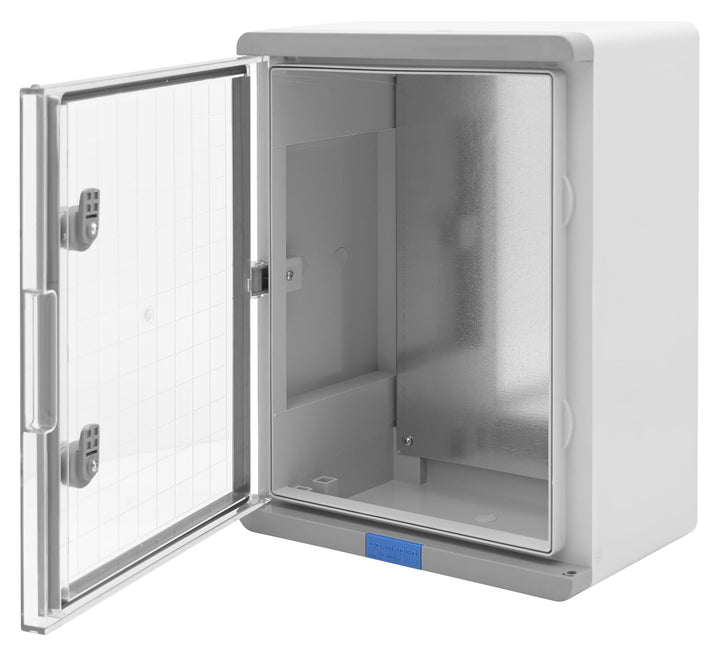 BOXEXPERT® Schaltschrank aussen absolut wasserdicht bis 1m Tiefe [ABS Kunststoff IP67 Gehäuse Sichtt