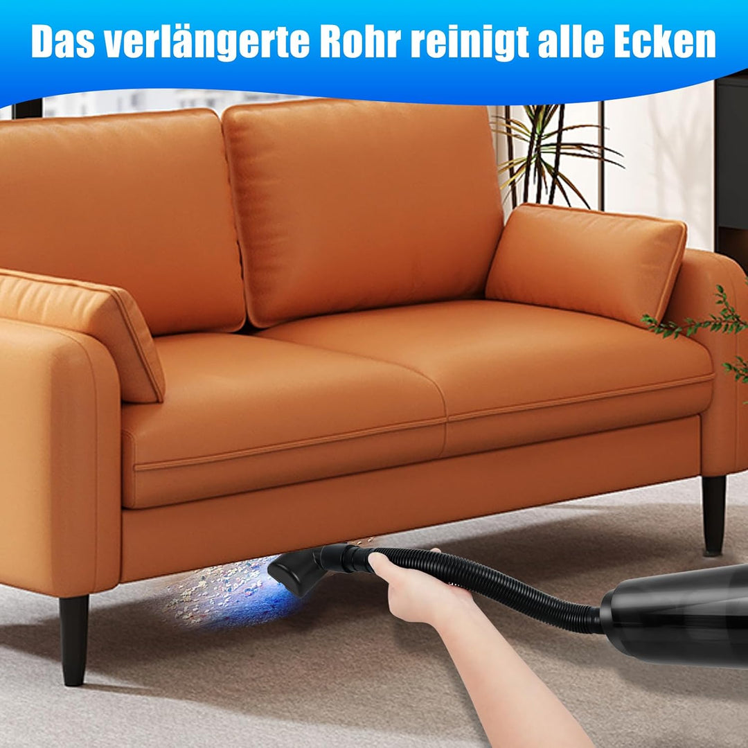 Akku Handstaubsauger, Auto Kabelloser Staubsauger, Multifunktionaler Handsauger mit Waschbar HEPA-Fi