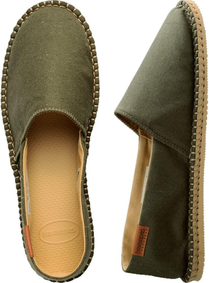 Havaianas Unisex Origine Iv Espadrille-Sandale mit Keilabsatz 35 EU Grüne Olive, 35 EU Grüne Olive