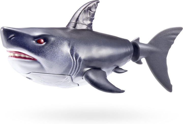 Robo Alive Wasseraktivierter Hai 2er-Pack (Grau) von ZURU – Realistisches schwimmendes Roboter-Bades