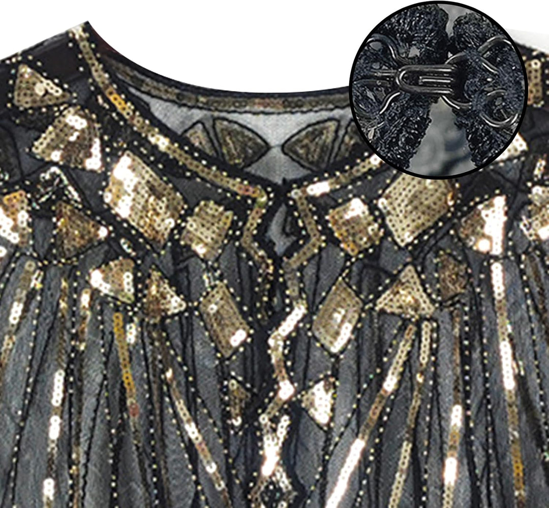 1920er Damen-Umschlagtücher, Stola für Abendkleid, Retro Schal für Hochzeitsparty, Brautschal für Ga