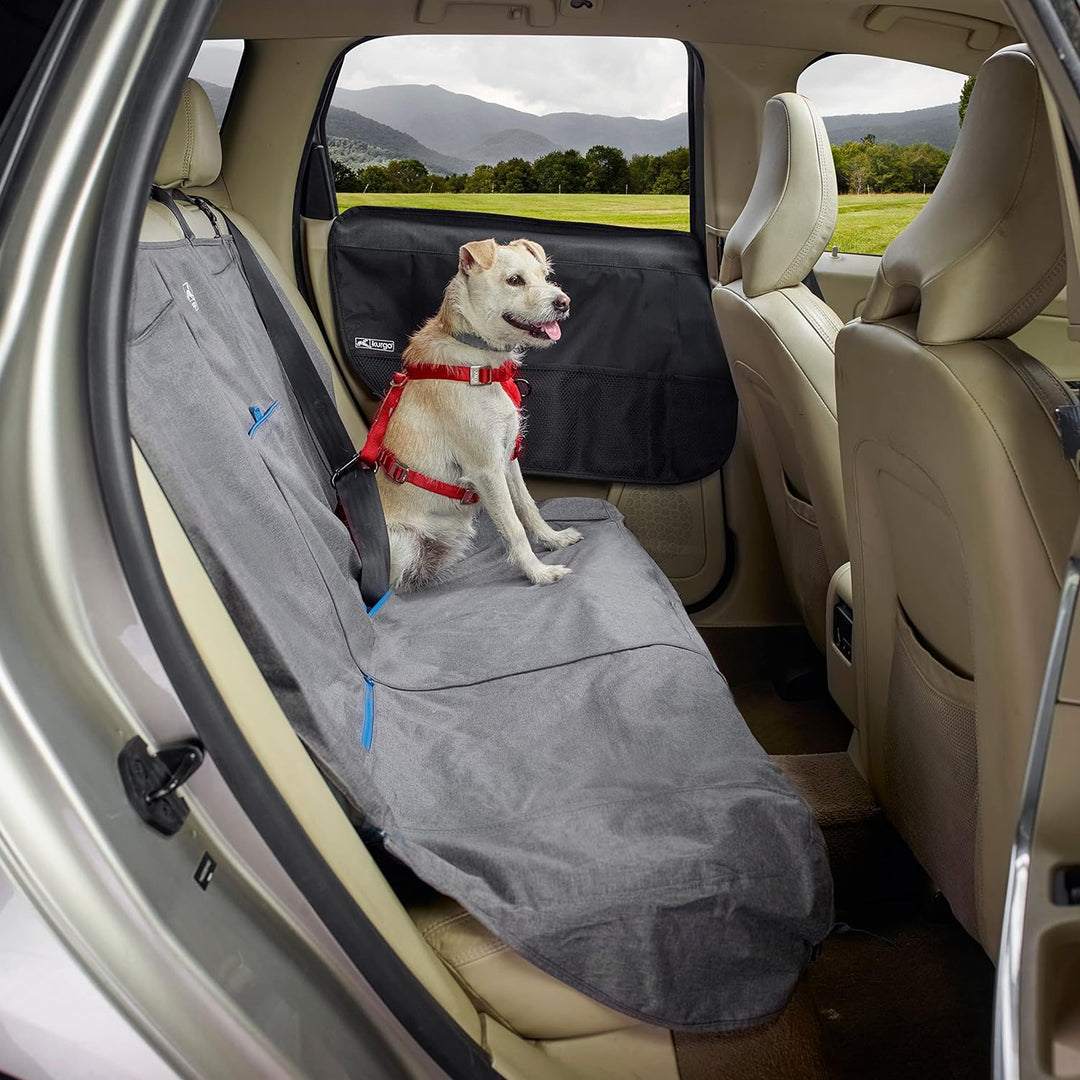 Kurgo Autotürschoner für Hunde, Schützt Autotüren vor Hundekrallen und Schmutz, Mit Taschen, Einstel