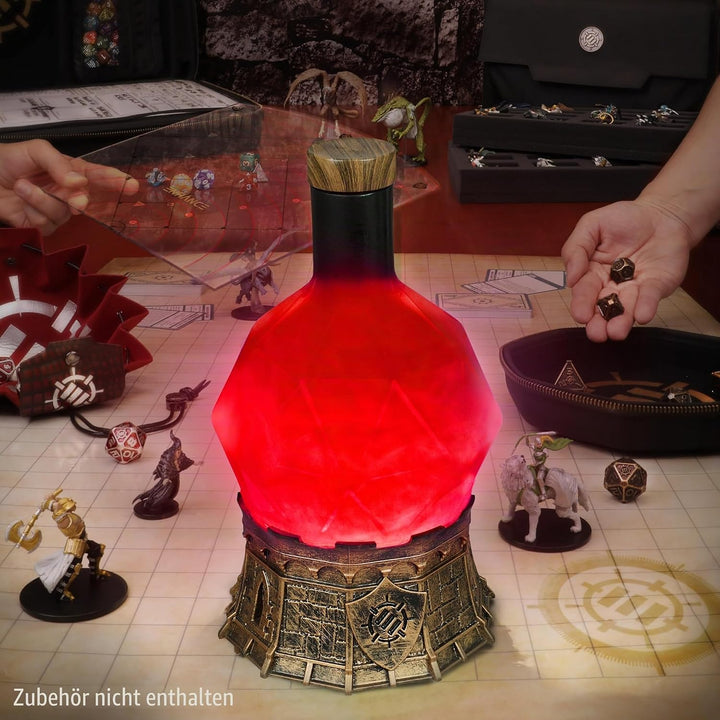 ENHANCE Gaming-Zaubertranklicht mit Wirbelndem Mystischem Gebräu - Zaubertrankflaschen-Licht-Requisi